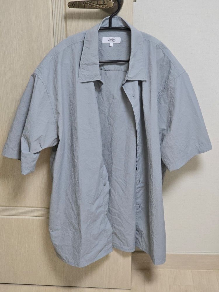 ★MUSINSA STANDARD★ Relaxed nylon crease short sleeve shirt MUSINSA公式 | MUSINSA STANDARD Relaxed Nylon Crease Short