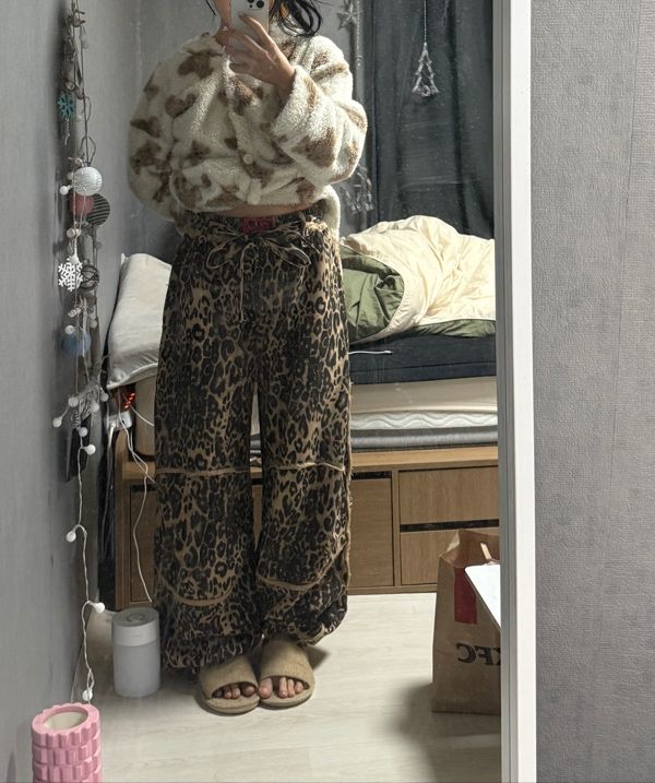 MUSINSA | BADBLOOD Low Edge Convex Jogger - Leopard