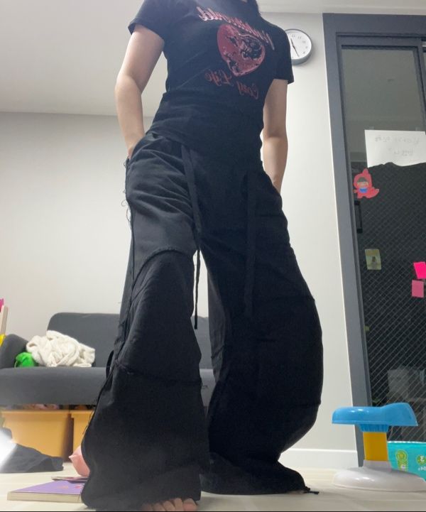 MUSINSA | BADBLOOD Low Edge Convex Jogger - Black