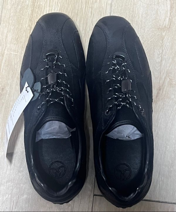 MUSINSA公式 | YASE Spider Wax Wash Sneakers Black