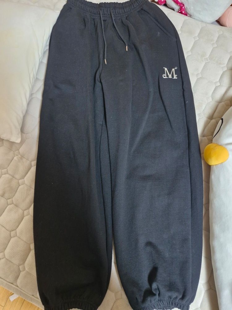MUSINSA公式 | MUCENT Rash Metal Logo Jogger Sweat Wide Pants