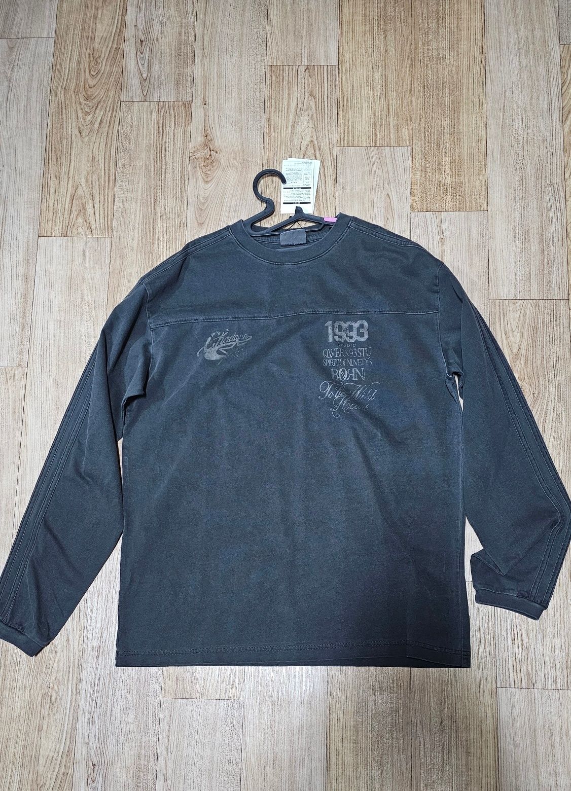 【1993studio】 [CHODAN] Pigment Track Long Sleeve MUSINSA | 1993STUDIO [CHODAN] Pigment Track Long Sleeve_Charcoal