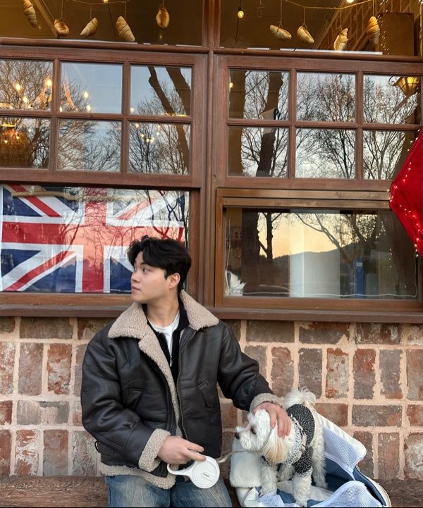 MUSINSA公式 | MUCENT Kive Leather Wappen Mustang Jacket Unisex (2