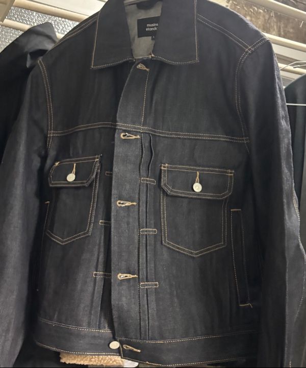 MUSINSA | MUSINSA STANDARD Selvage Denim Trucker Jacket 2 [Deep