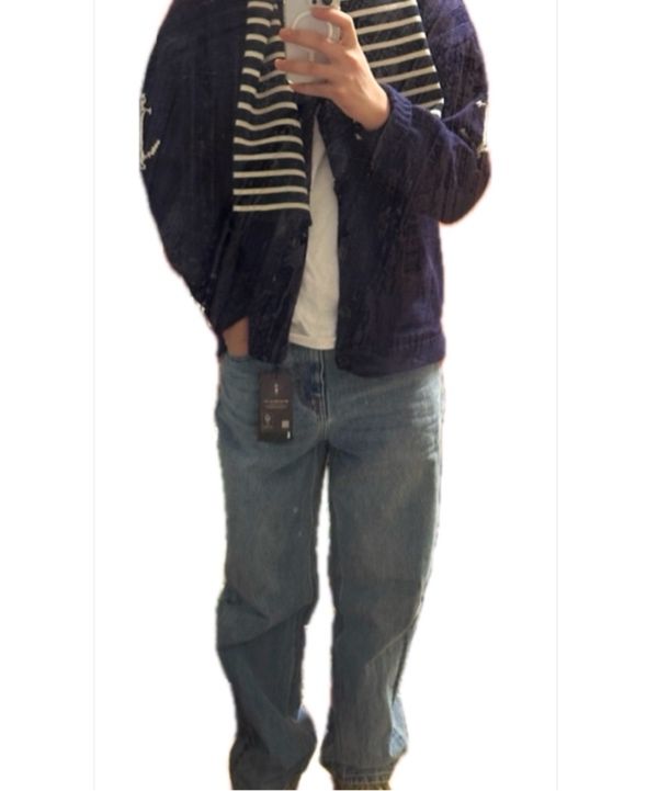MUSINSA | MUSINSA STANDARD Common Brush Wide Denim Pants [Gray]