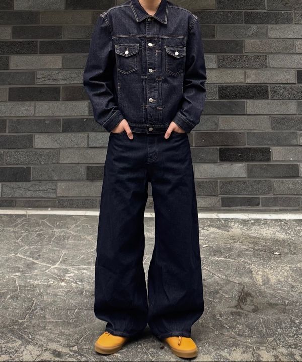 【2plan】Lighton Brush Balloon Denim Pants Lighton Brush Balloon Denim Pants - 2PLAN | 60% - Asian