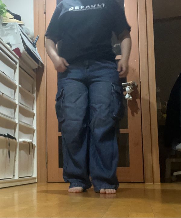 ★MUSINSA STANDARD★ Wide Cargo Denim Pants Sky Blue MMCNP20 MUSINSA | MUSINSA STANDARD Wide Multi Pocket Cargo Denim