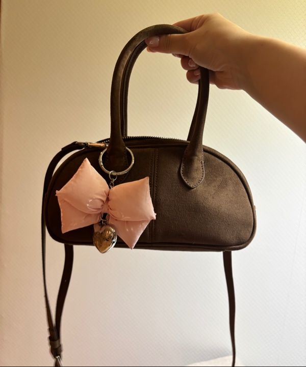 ショルダーバッグ・ポシェット COVERNAT Cloverheart Classic Suede Tote Bag 5JH472 COVERNAT Cloverheart Classic Suede Tote Bag 5JH472