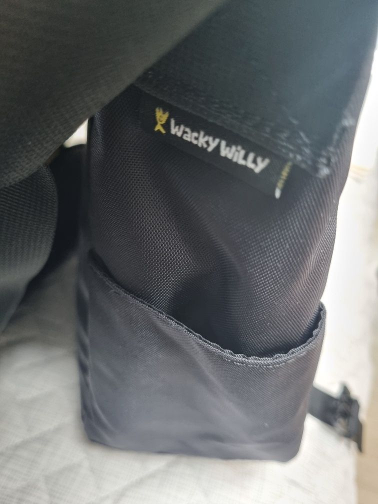 MUSINSA | WACKY WILLY Flight Messenger Bag Black