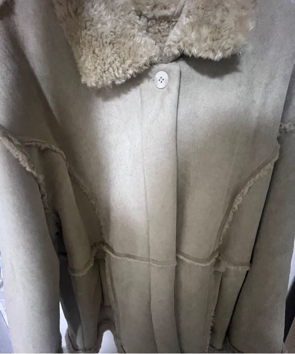 PLACESTUDIO ♥ Fur Line Detail Suede Half Mustang MUSINSA | PLACE STUDIO Fur Line Detail Overfit Suede Half