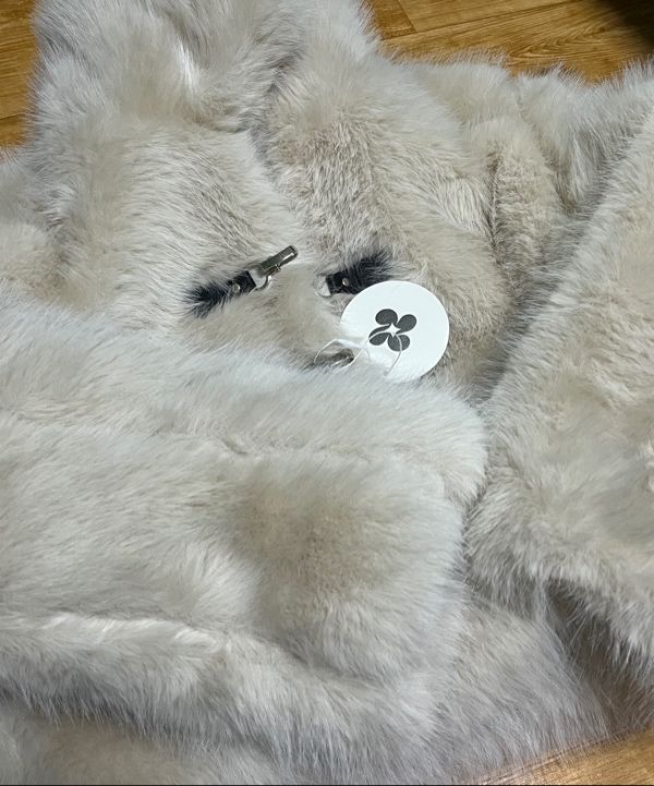 MUSINSA公式 | HIGH SCHOOL DISCO バックルロングヘアファージャケット