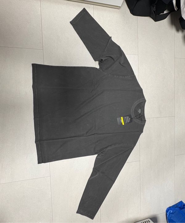 ★MUSINSA STANDARD★ Relaxed pigment shirt dark grey MMDSH50 MUSINSA | MUSINSA STANDARD Pigment Relaxed Crew Neck Long