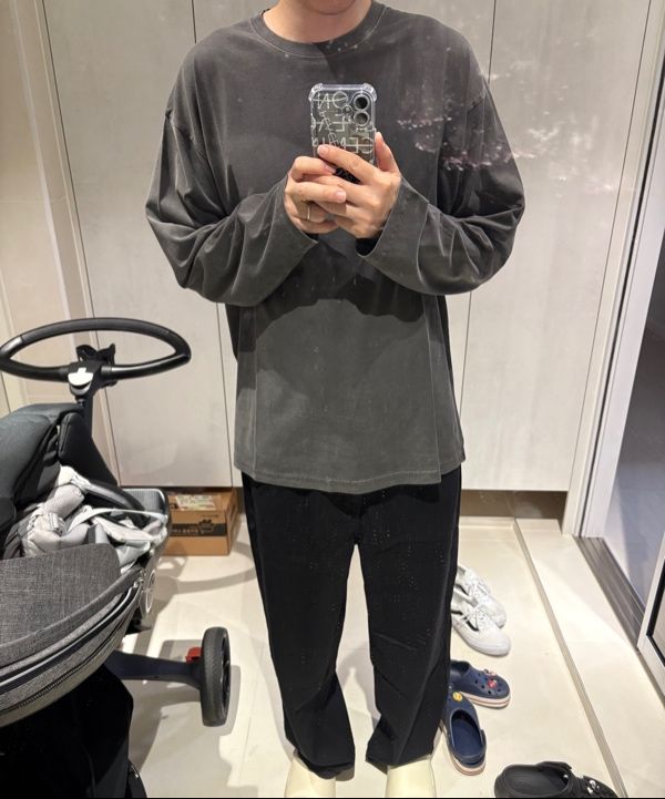 MUSINSA | MUSINSA STANDARD Pigment Relaxed Crew Neck Long