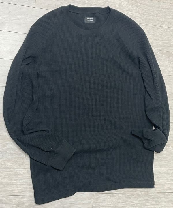 MUSINSA | MUSINSA STANDARD Waffle Basic Crew Neck Long