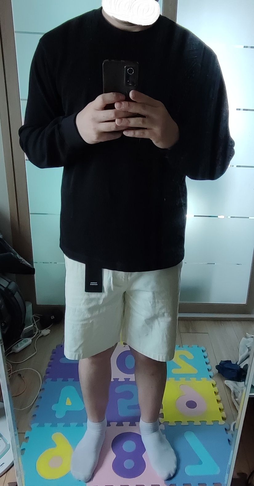 MUSINSA | MUSINSA STANDARD Waffle Basic Crew Neck Long