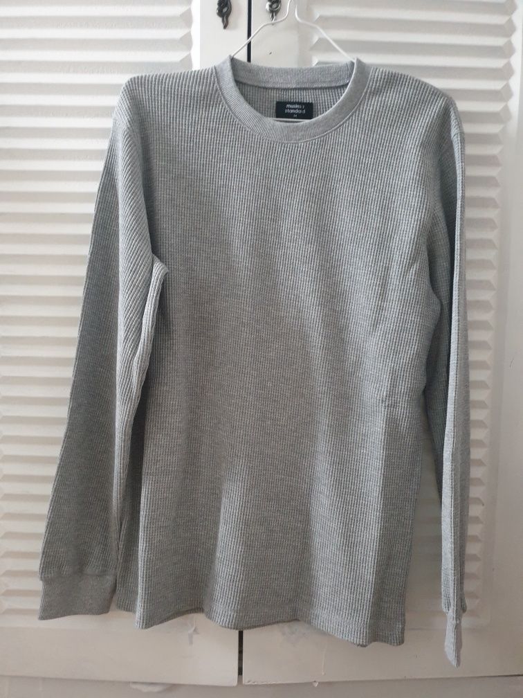 MUSINSA | MUSINSA STANDARD Waffle Basic Crew Neck Long