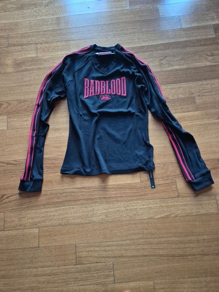 MUSINSA | BADBLOOD Mystic Capsule V-Neck Long Sleeve - Black