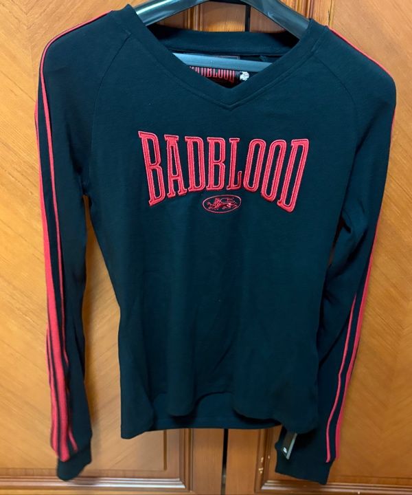 MUSINSA公式 | BADBLOOD Mystic Capsule V-Neck Long Sleeve - Black