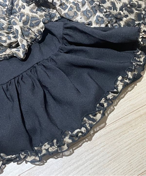 MUSINSA | ROUGHNECK Leopard Tutu Skirt