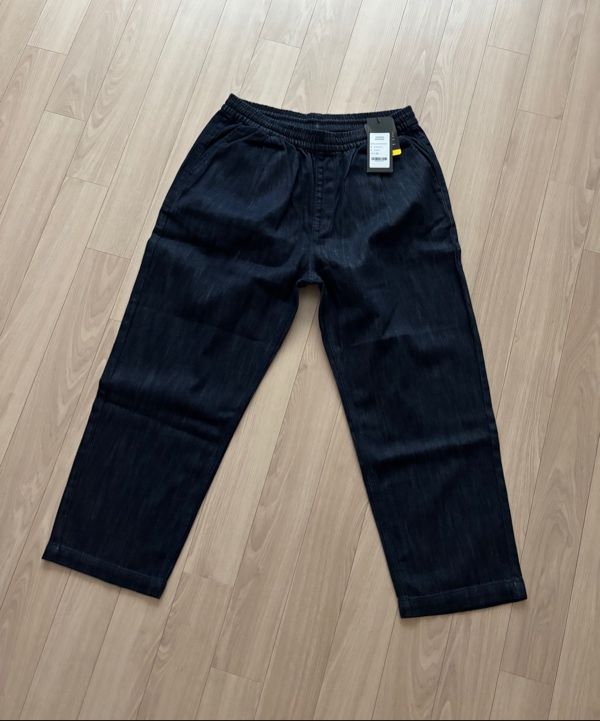 ★MUSINSA STANDARD★ Linen-like loose tapered banding denim MUSINSA | MUSINSA STANDARD Linen-like loose tapered banding