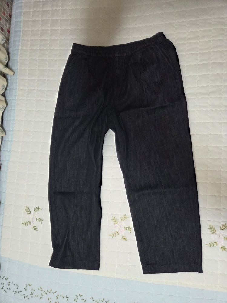 MUSINSA | MUSINSA STANDARD Linen-like loose tapered banding