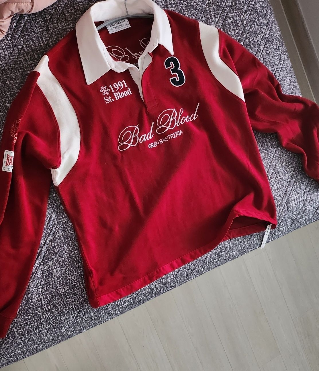 【BADBLOOD】Workshop Net Rugby Jersey MUSINSA | BADBLOOD Royal Classic Rugby Shirt - Black