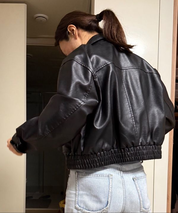 まぁ.♡さん専用★新品未使用★Faux leather crop jacket MICHAEL Michael Kors Faux Leather Crop Jacket | Saks Fifth Avenue