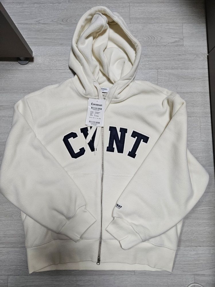 ★送料・関税込★COVERNAT★OVERFIT CVNT HOODIE ZIP-UP★ COVERNAT]☆OVERFIT CVNT HOODIE ZIP-UP