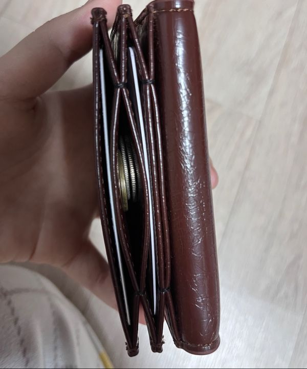 ☆martincox☆ Auris Card Wallet Chocolate GW-1 Auris Card W MUSINSA公式 | MATINCOX Auris Card Wallet - Chocolate