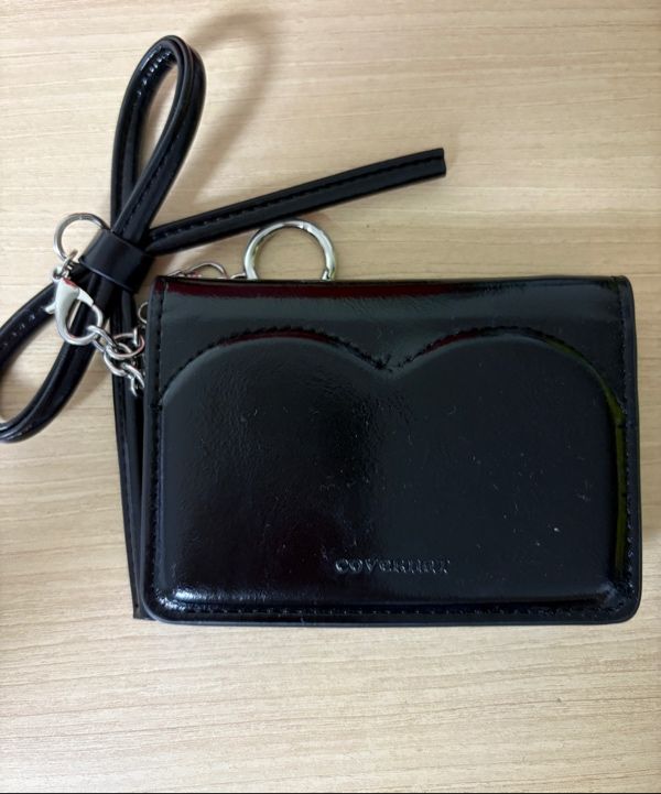 カードケース・名刺入れ COVERNAT Clover heart keyring card wallet 5JH466 COVERNAT Clover heart keyring card wallet 5JH466 (COVERNAT