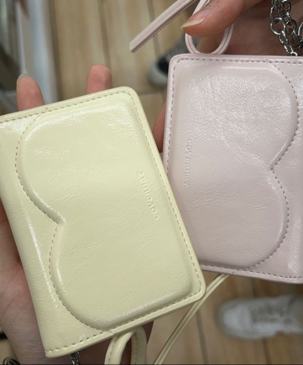 COVERNAT WOMAN ■ Clover Heart Keyring Card Wallet MUSINSA | COVERNAT WOMAN Clover Heart Keyring Card Wallet Black