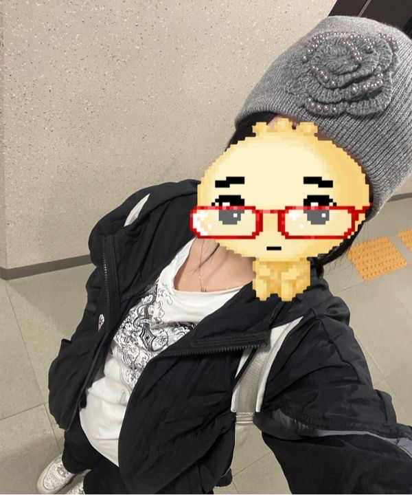 MUSINSA | SETUPEXE PEARL CORSAGE BEANIE / MELANGE GREY