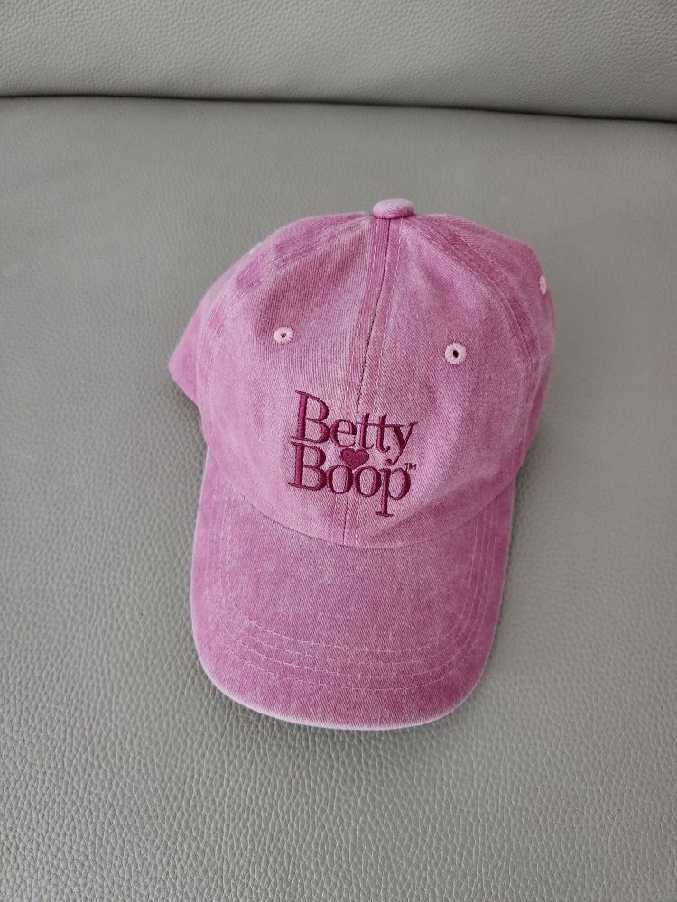 キャップ [ULKIN CANVAS x BettyBoop] Pigment Washing Logo Ball Cap MUSINSA | ULKIN CANVAS Betty Boop Pigment Washing Logo Ball