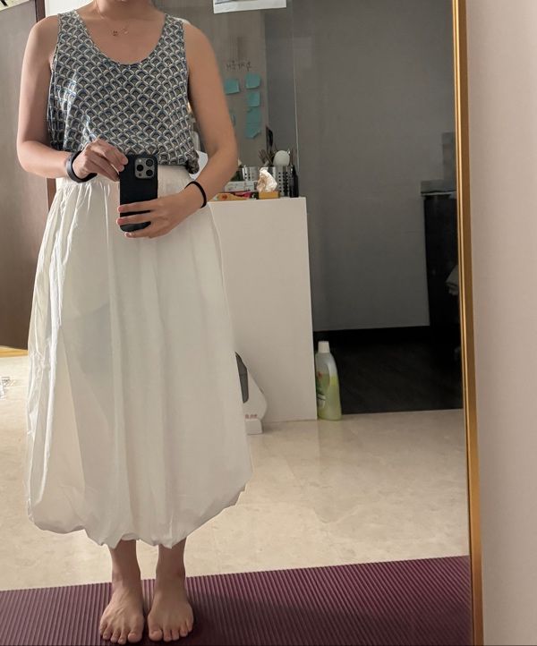 スカート musinsastandardwoman Women's Balloon Banding Long Skirt Whit MUSINSA | MUSINSA STANDARD WOMAN Women's Balloon Banding