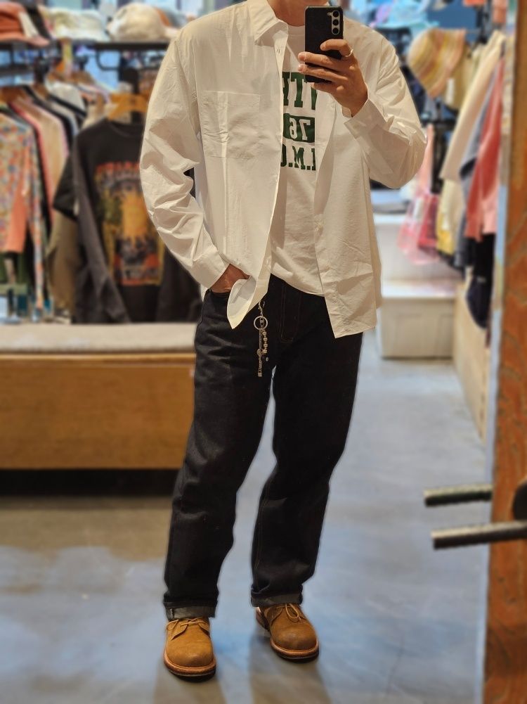 ★MUSINSA STANDARD★ Relaxed lightweight nylon shirt white M MUSINSA | MUSINSA STANDARD Relaxed lightweight nylon shirt