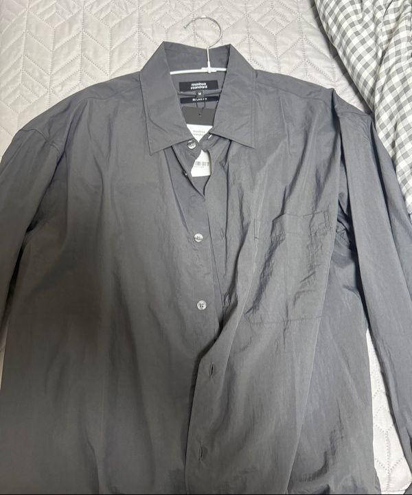 MUSINSA | MUSINSA STANDARD Relaxed lightweight nylon shirt