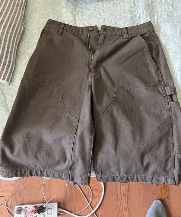 ★MUSINSA STANDARD★ Canvas Double Knee Carpenter Bermuda Pa MUSINSA | MUSINSA STANDARD Canvas Double Knee Carpenter