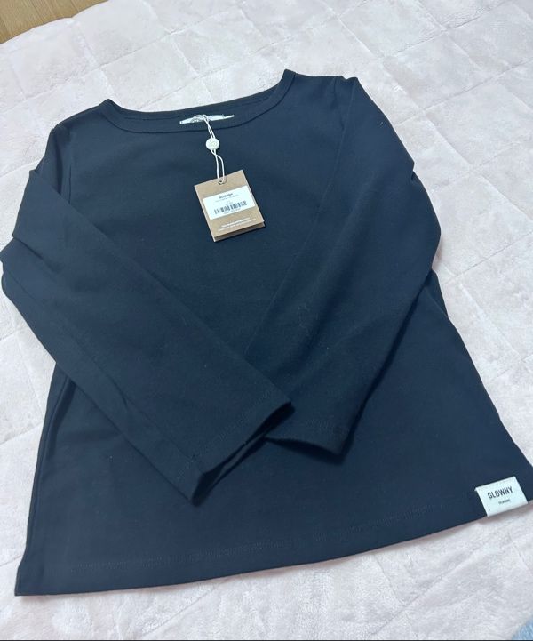 ★GLOWNY★3/4 G COMFORT TEE(BLACK)★正規品/韓国直送料込/人気 MUSINSA公式 | GLOWNY 3/4 G COMFORT TEE (BLACK)