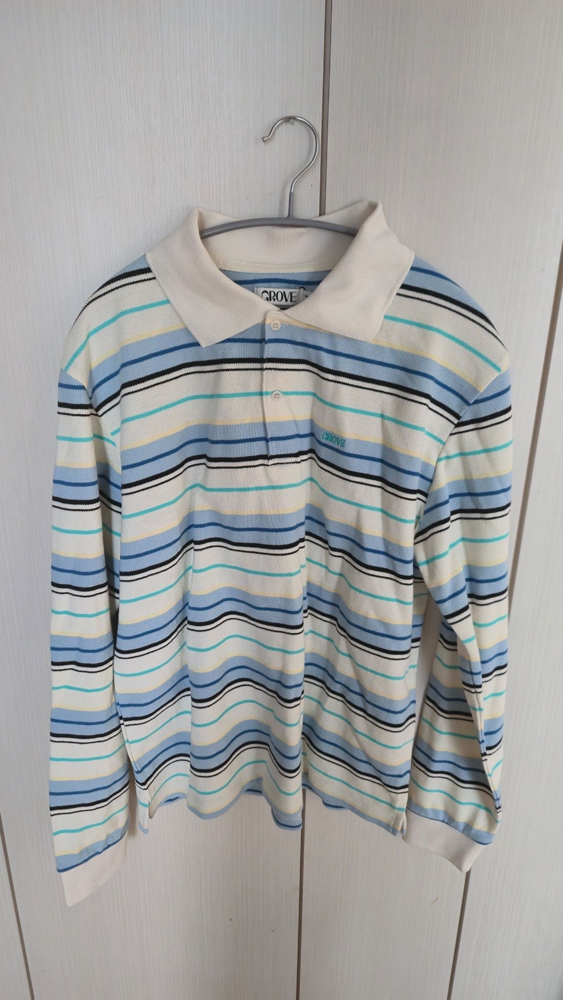 【未使用タグ付】GROVE CARELL STRIPE PIQUE SHIRT CARELL STRIPE PIQUE SHIRT [2COLOR] - GROVE