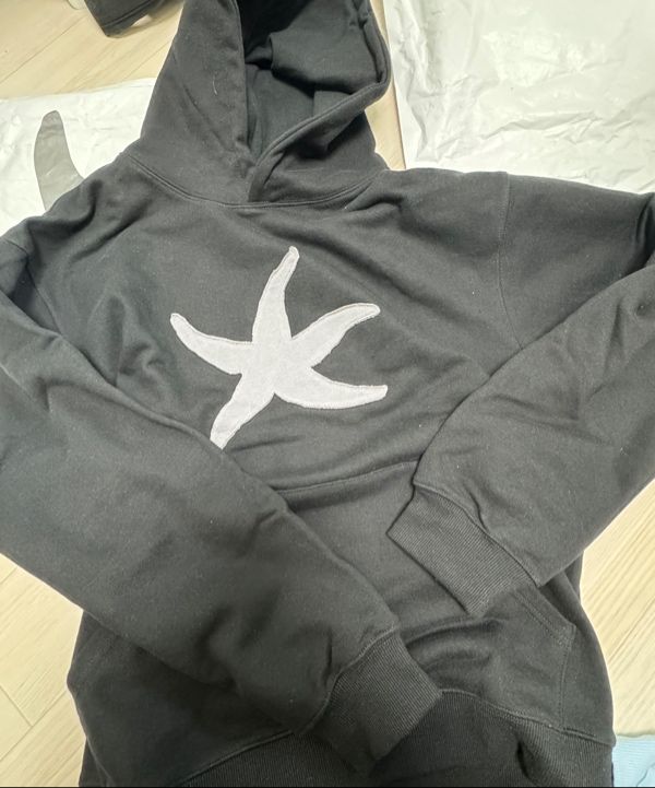 MUSINSA | THE COLDEST MOMENT TCM vintage starfish hoodie (black)