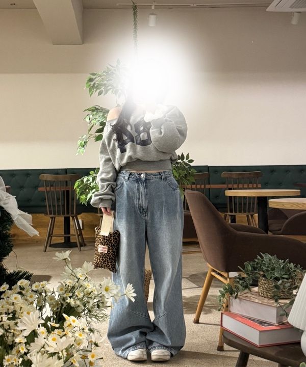 MUSINSA | THE COLDEST MOMENT TCM starfish denim pants (grey)