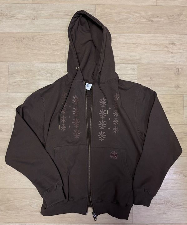MUSINSA | THE COLDEST MOMENT TCM ethnic hooded zip-up (charcoal)