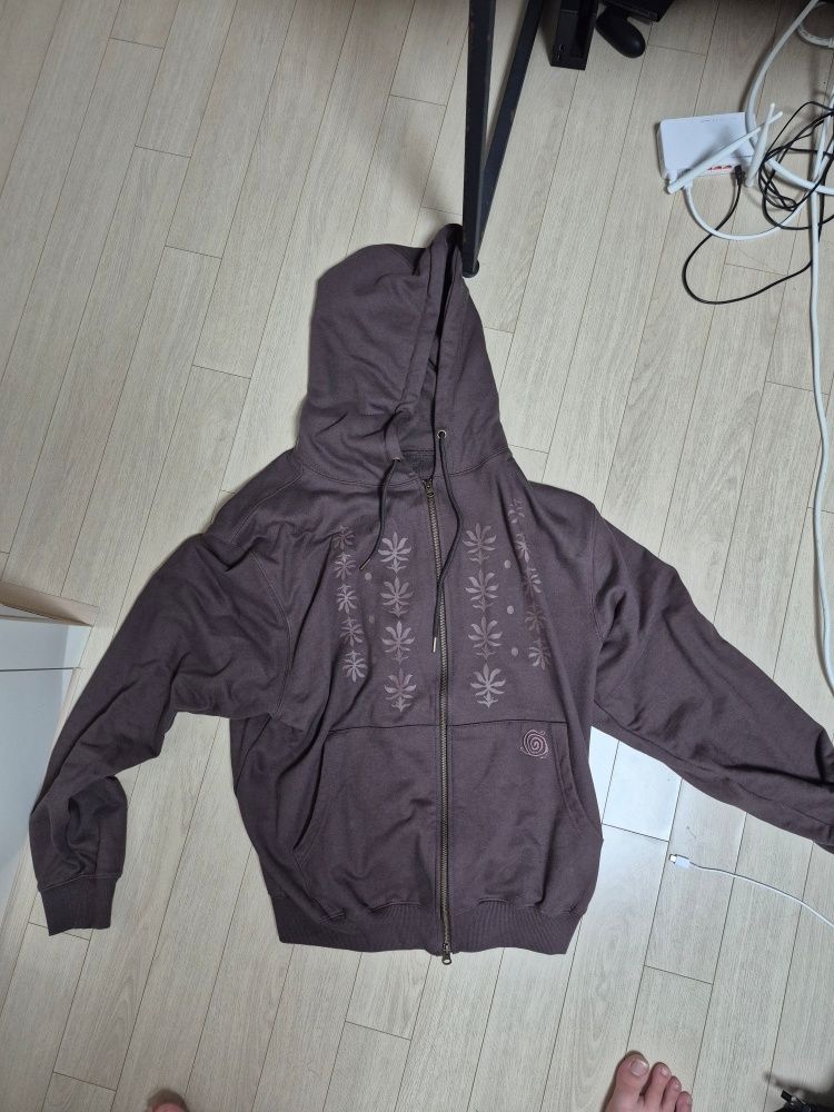 MUSINSA | THE COLDEST MOMENT TCM ethnic hooded zip-up (brown)