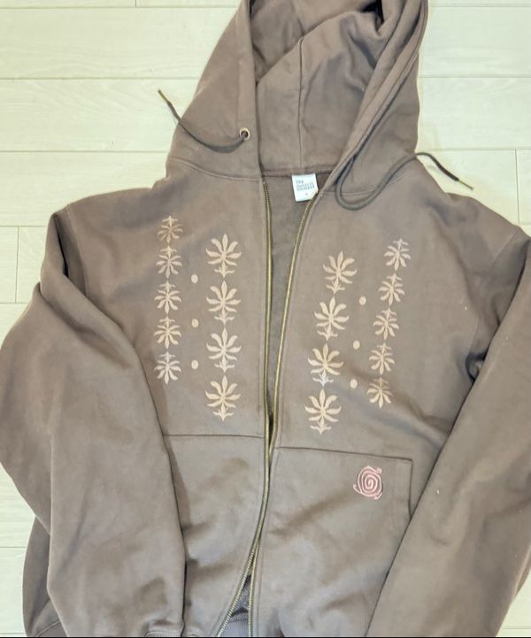 MUSINSA | THE COLDEST MOMENT TCM ethnic hooded zip-up (brown)