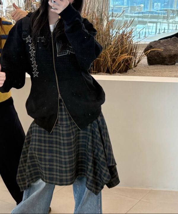 MUSINSA公式 | THE COLDEST MOMENT TCM at hooded zip-up (black)