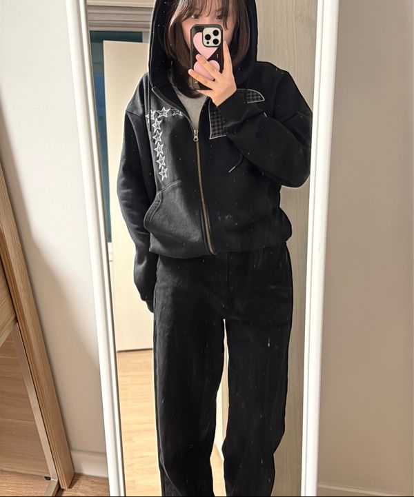 MUSINSA公式 | THE COLDEST MOMENT TCM at hooded zip-up (black)