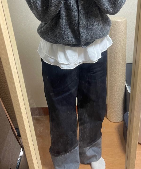 パンツ THE COLDEST MOMENT TCM roll up denim pants navy MUSINSA | THE COLDEST MOMENT TCM roll up denim pants (navy)