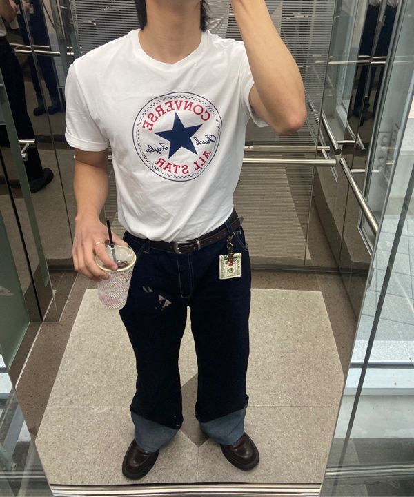 パンツ THE COLDEST MOMENT TCM fold pants navy MUSINSA | THE COLDEST MOMENT TCM roll up denim pants (navy)