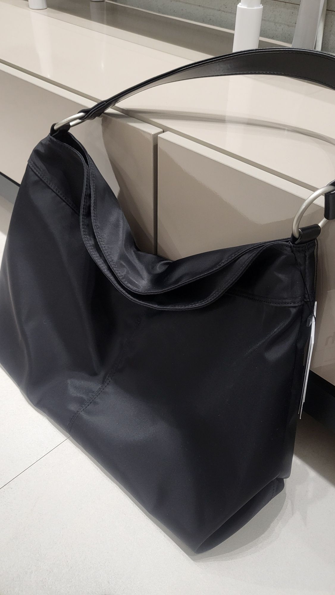 ☆HAH ARCHIVE☆ With Sea Contour Shoulder Bag Nylon Black co MUSINSA | HAH ARCHIVE [Haesu Collaboration] Contour Shoulder