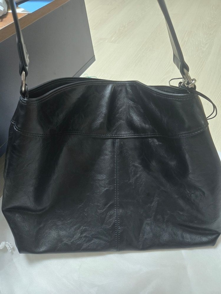 ショルダーバッグ・ポシェット HAHARCHIVE With Seawater Contour Shoulder Bag Leather Black HAH ARCHIVE Official Store